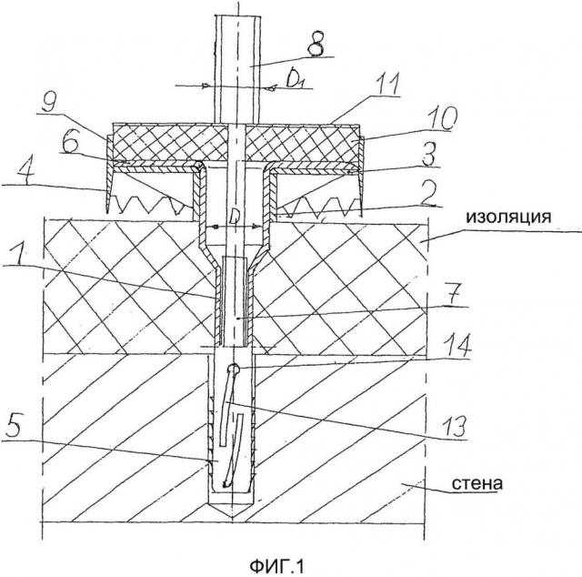 Устройство для крепления изоляции к стене (патент 2627809)