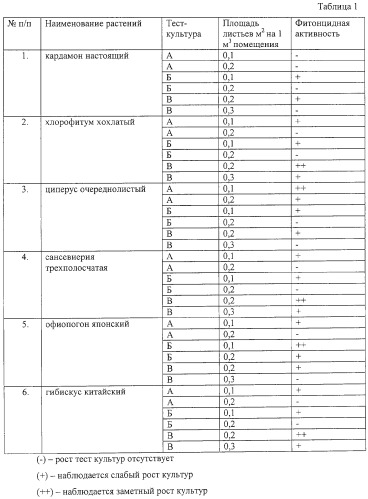 Способ долговременного оздоровления воздуха в помещении (патент 2288009)