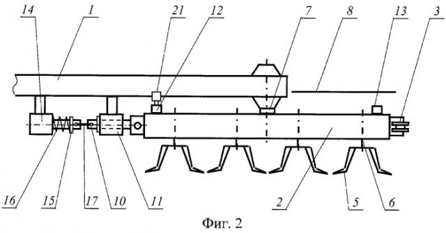 Машина для обработки приствольных полос в саду (патент 2412569)