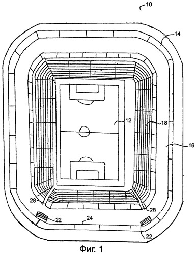 Стадион (патент 2431028)