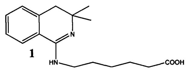 6-(3,3- диметил-3,4-дигидроизохинолин-1-ил) аминогексановая кислота и фармацевтическая композиция на ёе основе, обладающие анальгетической активностью (патент 2648445)