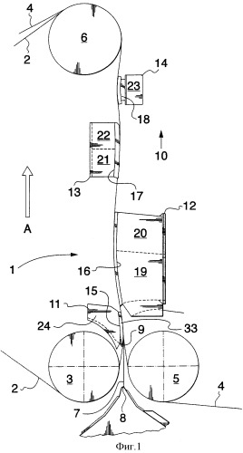 Формующая часть с зазорами, предназначенная для двухсеточной бумагоделательной машины (патент 2334035)