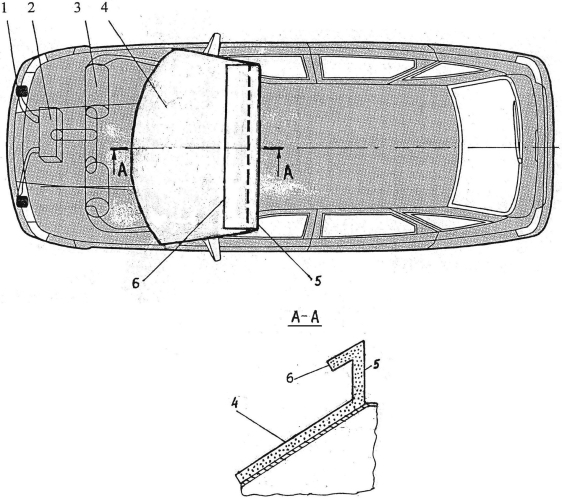 Система пассивной безопасности легкового автомобиля (патент 2590753)