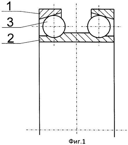 Двухрядный шариковый подшипник качения (патент 2488721)