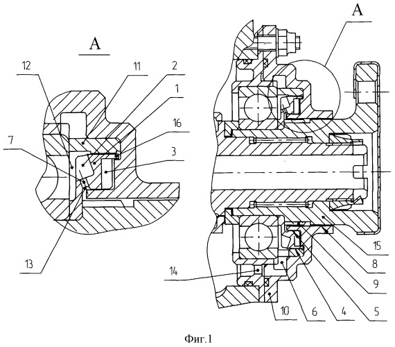 Бесконтактное уплотнение вала вертолетного редуктора (патент 2283984)
