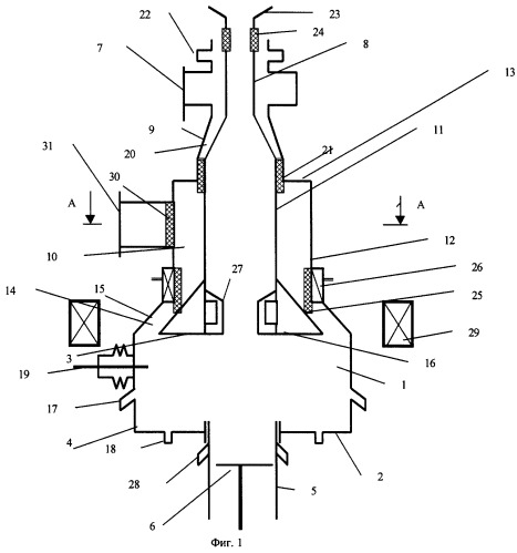 Свч плазмохимический реактор (патент 2270536)