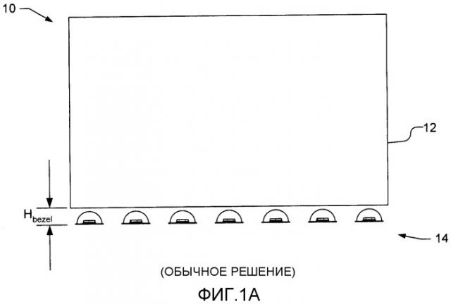 Узел задней подсветки с тонкими кромками со светодиодами, оптически связанными с задней поверхностью (патент 2525694)