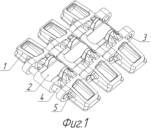 Траки гусеничной цепи карьерного экскаватора (патент 2574486)