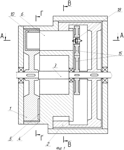 Роторно-поршневой двигатель внутреннего сгорания (патент 2315875)