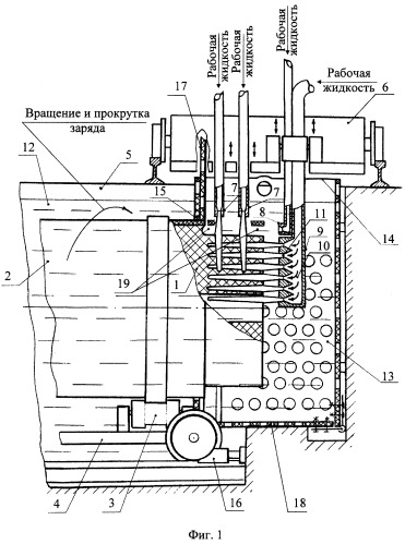 Способ ликвидации заряда твердого ракетного топлива (трт) (патент 2262068)