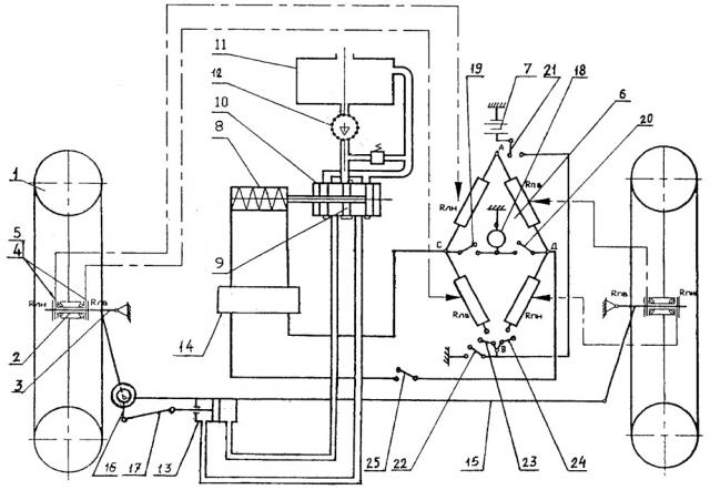Система для автоматического регулирования схождения управляемых колес автомобиля в движении (патент 2654653)