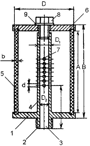 Аэродинамический глушитель шума выпуска (патент 2305777)