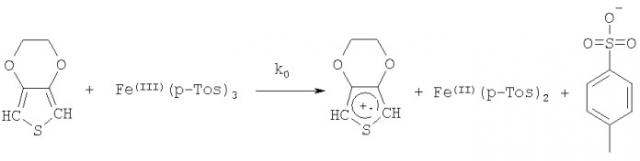 Замедляющий окислительный агент для получения проводящих полимеров (патент 2370838)