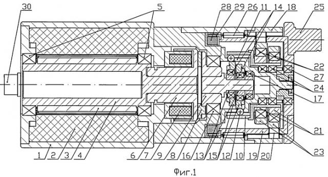 Силовой мини-привод подвижной аэродинамической поверхности летательного аппарата (патент 2408125)