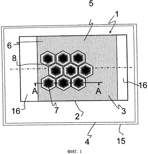 Сотовый элемент с профилированным металлическим листом (патент 2500902)