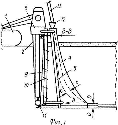 Способ строительства пластмассового дренажа и устройство для его осуществления (патент 2354777)