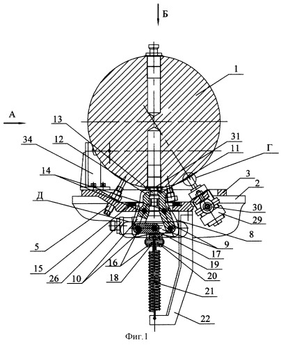 Система отделения полезной нагрузки сферической формы (патент 2276046)