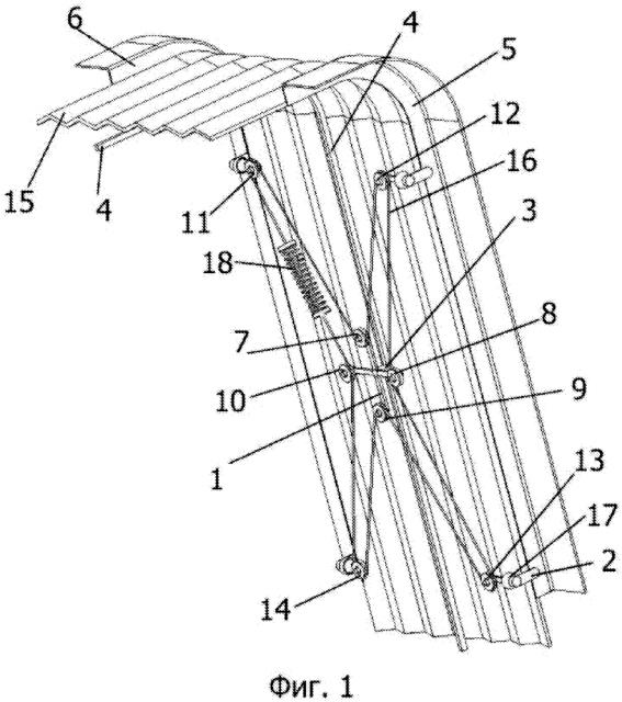 Способ подвешивания сильфонов в сцепленном транспортном средстве (патент 2625214)