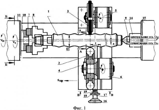Устройство для планетарного иглофрезерования винтов (патент 2334595)