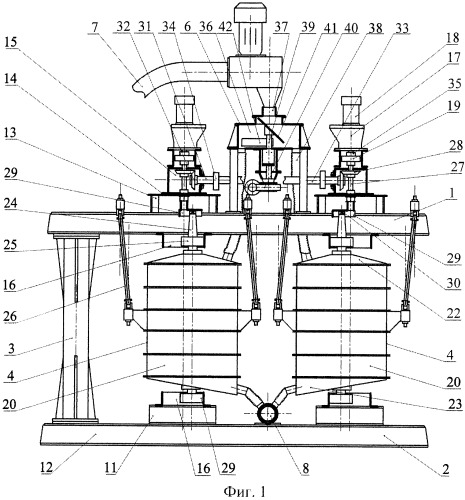 Многокамерная мельница-смеситель (патент 2474477)