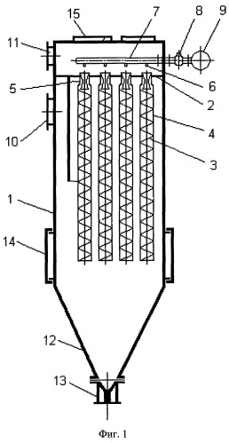 Фильтр с импульсной регенерацией (патент 2276618)