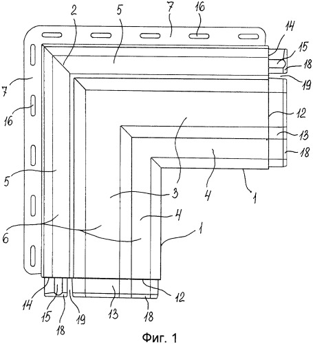 Профиль облицовочный угловой (патент 2480564)