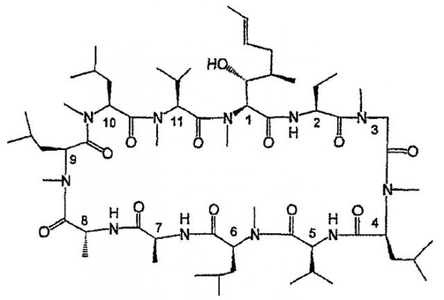 Модифицированный циклоспорин, который можно использовать в качестве пролекарства, и его применение (патент 2290196)