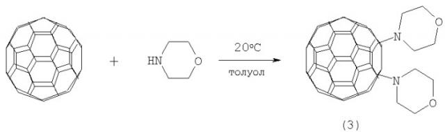 Способ получения 1-(n,n-дифениламино)-1,2-дигидро[60]фуллерена (патент 2309941)