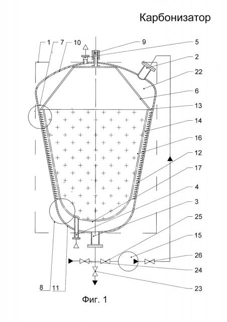 Карбонизатор (патент 2637232)