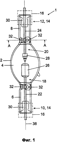 Газоразрядная лампа (патент 2402835)