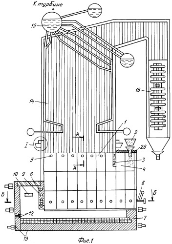 Топка сжигания топлива в расплаве (патент 2328654)
