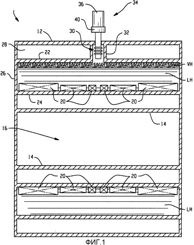 Теплообменник с горизонтальным оребрением для криогенного охлаждения с повторной конденсацией (патент 2505760)