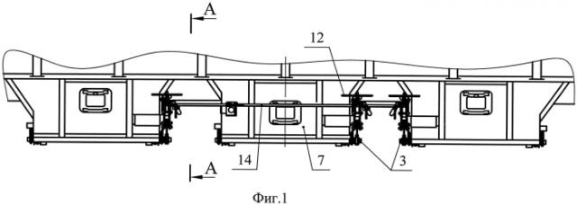 Устройство открывания и закрывания крышек разгрузочных люков бункерного вагона (патент 2592159)