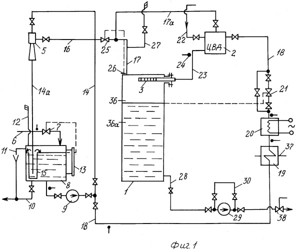Вакуумная деаэрационная установка (патент 2300050)