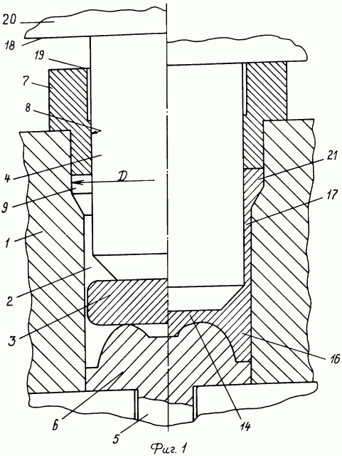 Инструмент для объемной штамповки чаши - полуфабриката колеса транспортного средства (патент 2261774)
