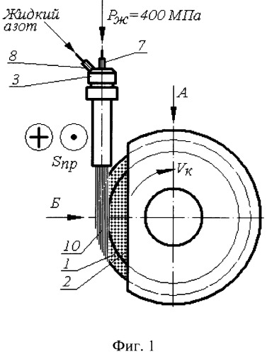 Устройство для формирования шлифовального круга водоледяной струей (патент 2407624)