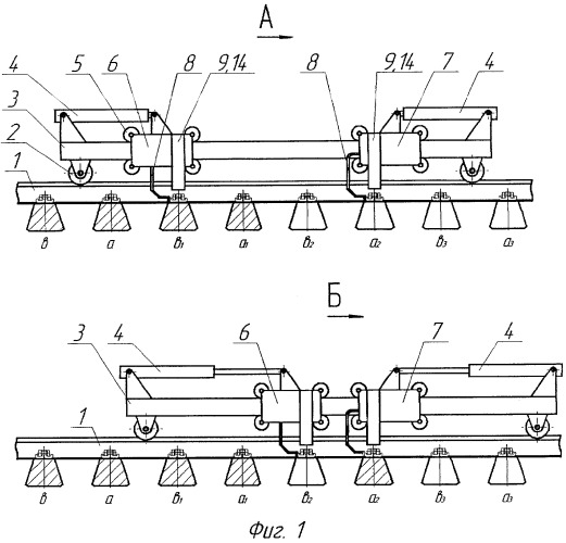 Устройство для обработки промежуточного рельсового скрепления железнодорожного пути, преимущественно анкерного (патент 2291926)