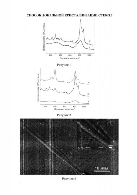 Способ локальной кристаллизации стекол (патент 2640604)