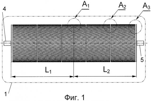 Фильтрующий вал ленточного фильтр-пресса (патент 2434666)