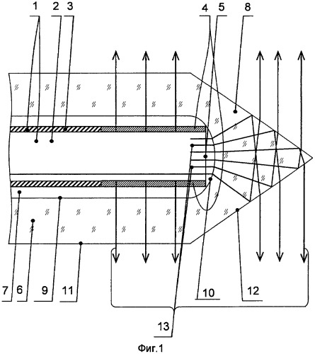 Устройство для внутритканевого облучения биологической ткани лазерным излучением (патент 2379071)