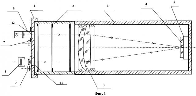 Устройство защиты и контроля состояния оптических поверхностей в фокальной плоскости объектива оптического прибора (патент 2614335)