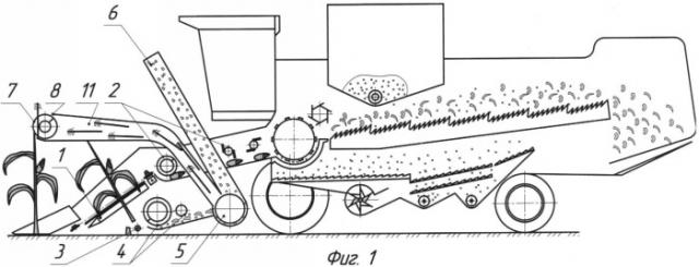 Кукурузоуборочный комбайн (патент 2362293)