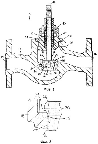 Уплотнительный узел устройства регулирования давления текучей среды (патент 2408811)