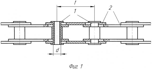 Тяговая пластинчатая цепь (патент 2643093)