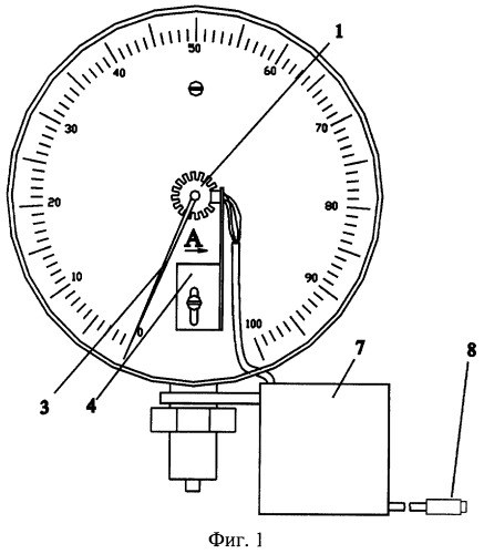 Устройство для индикации и регистрации показаний стрелочных приборов (патент 2284488)