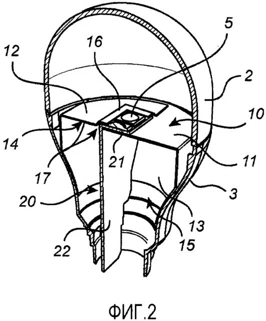 Световое устройство, содержащее конструкцию теплоотвода (патент 2628658)