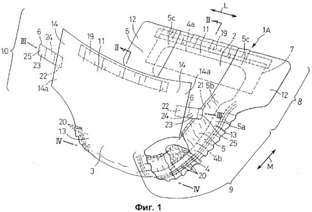 Подгузник одноразового использования (патент 2322222)