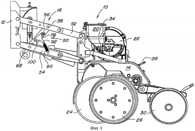Крепежное устройство для высевающего аппарата (патент 2326517)