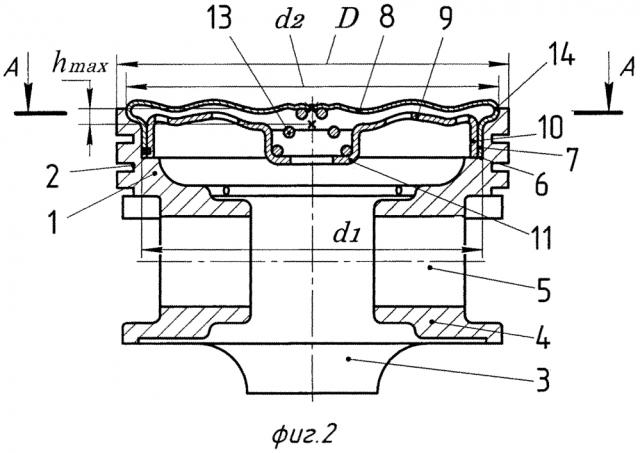 Поршень двигателя внутреннего сгорания (поршень богданова) (патент 2623601)