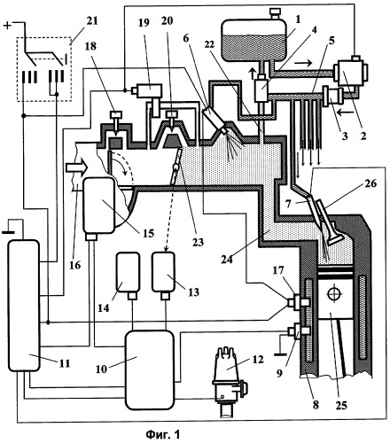 Система впрыска топлива (патент 2295057)
